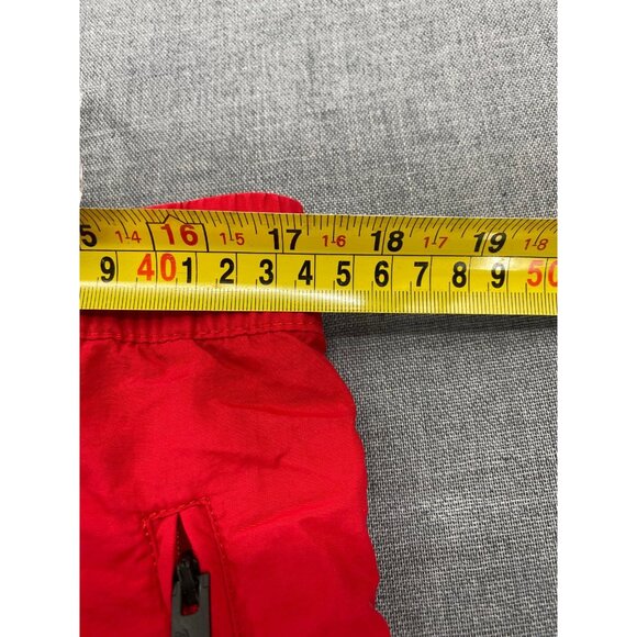 100 Thieves Foundations Nylon Red Pants Mens L 27" Windbreaker NWT - Picture 5 of 7